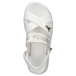Sandali Platform PATRIZIA PEPE Girl linea Flyplat Sandal in Grosgrain Bianco