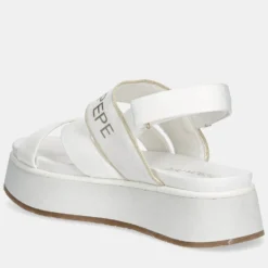 Sandali Platform PATRIZIA PEPE Girl linea Flyplat Sandal in Grosgrain Bianco