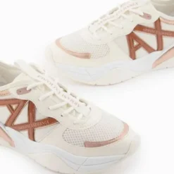 Scarpe Donna ARMANI EXCHANGE Sneakers Colore Off White - Rosè