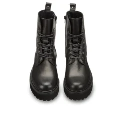 Scarpe Donna CULT Slash 1814 Anfibi in Pelle Nera