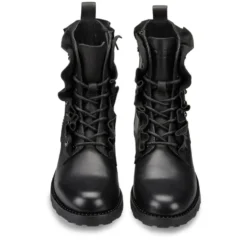 Scarpe Donna CULT Zeppelin 3202 Anfibi in Pelle Nera