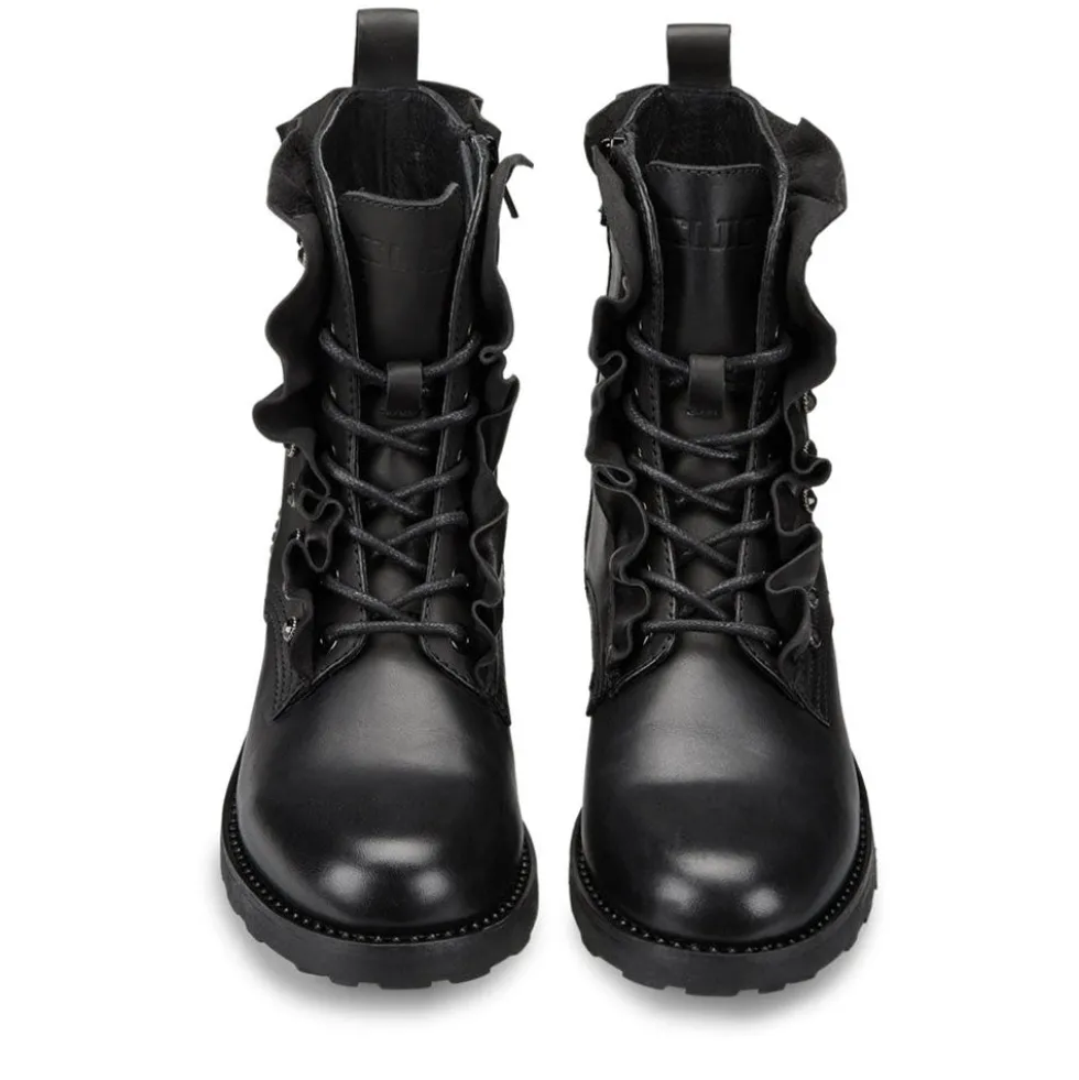 Scarpe Donna CULT Zeppelin 3202 Anfibi in Pelle Nera