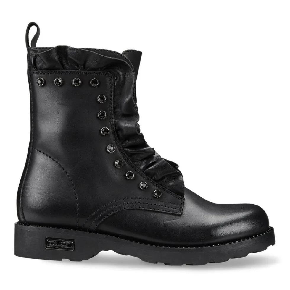 Scarpe Donna CULT Zeppelin 3202 Anfibi in Pelle Nera