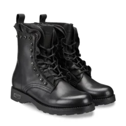 Scarpe Donna CULT Zeppelin 3202 Anfibi in Pelle Nera