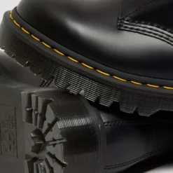Scarpe Donna DR. MARTENS Stivali Platform linea 1460 BEX in Pelle Nera