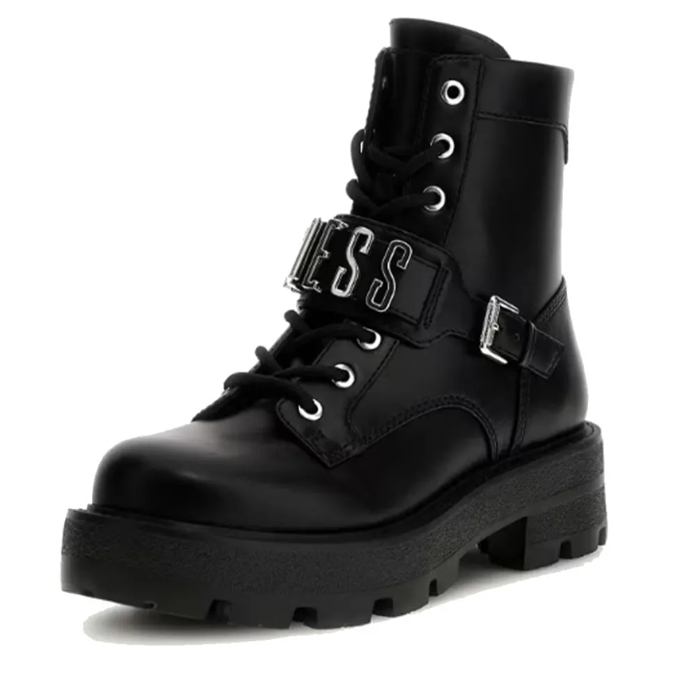 Scarpe Donna GUESS Anfibi linea Yanzy colore Nero