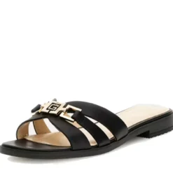 Scarpe Donna GUESS Ciabatte Linea Realla in Pelle Colore Nero