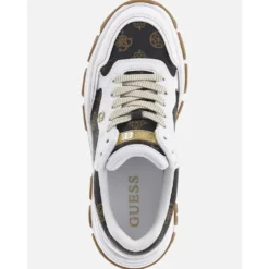 Scarpe Donna GUESS Sneakers White - Brown Linea Brecky