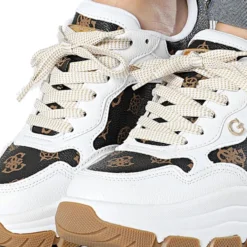 Scarpe Donna GUESS Sneakers White - Brown Linea Brecky