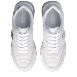 Scarpe Donna LIU JO Amazing 25 Sneakers Platform in Suede e Mesh Bianco