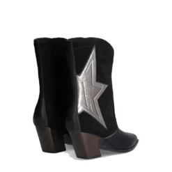 Scarpe Donna LIU JO Belinda 07 Stivali Texani in Pelle e Suede con Stella