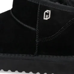 Scarpe Donna LIU JO Jil 01 Stivaletti Mini Imbottiti in Suede Nero
