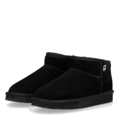 Scarpe Donna LIU JO Jil 01 Stivaletti Mini Imbottiti in Suede Nero