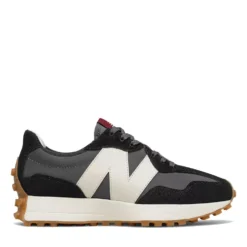 Scarpe Donna NEW BALANCE Sneakers 327 in Suede e Nylon colore Black