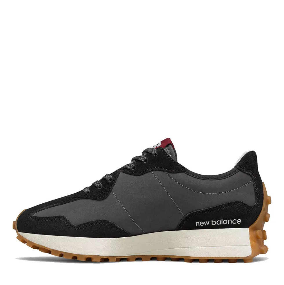 Scarpe Donna NEW BALANCE Sneakers 327 in Suede e Nylon colore Black