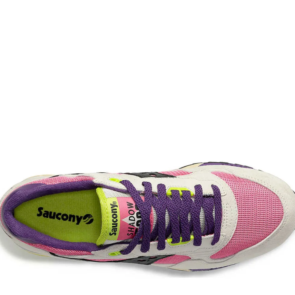 Scarpe Donna Saucony Sneakers Shadow 5000 Beige - Pink