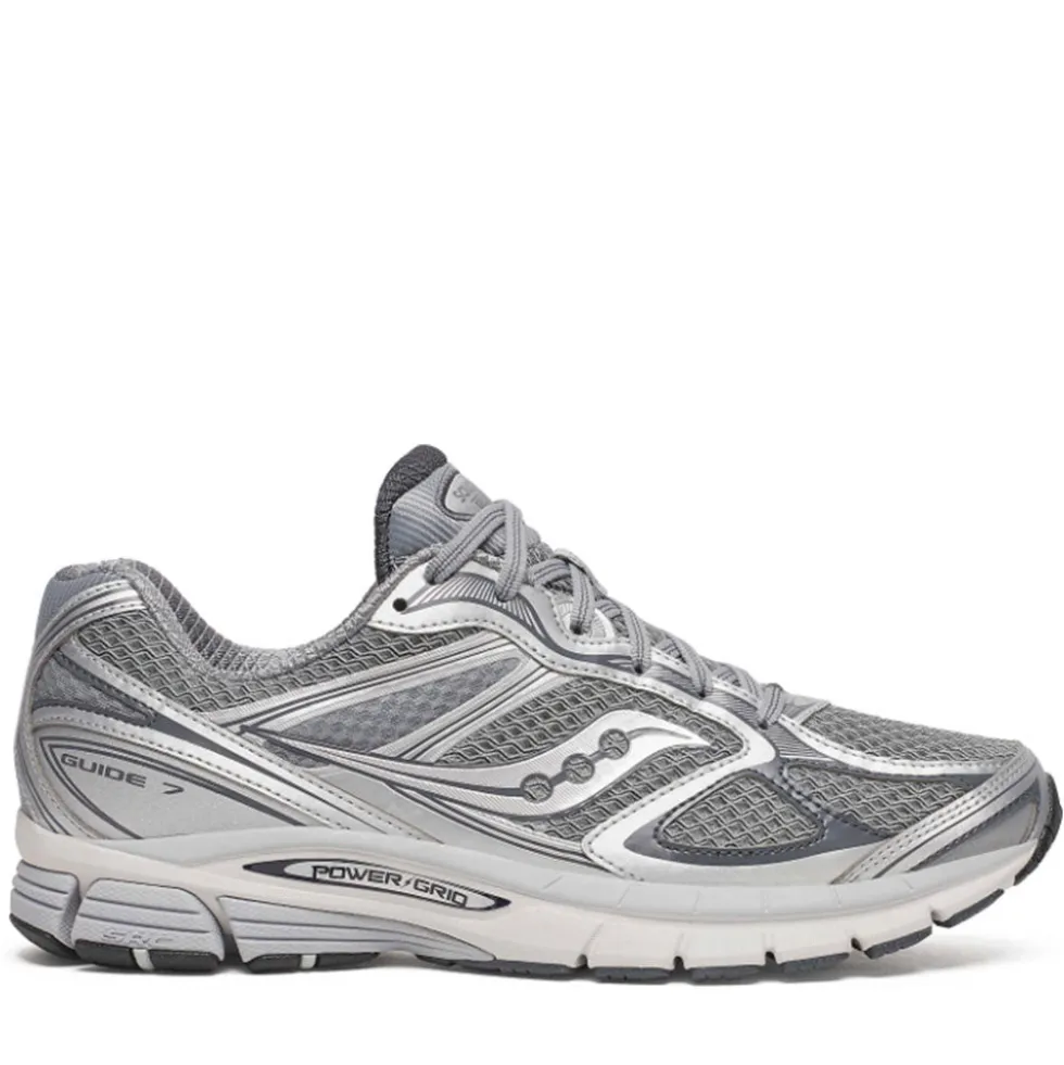 Scarpe Donna Saucony Sneakers Progrid Guide 7 Colore Grey - Silver