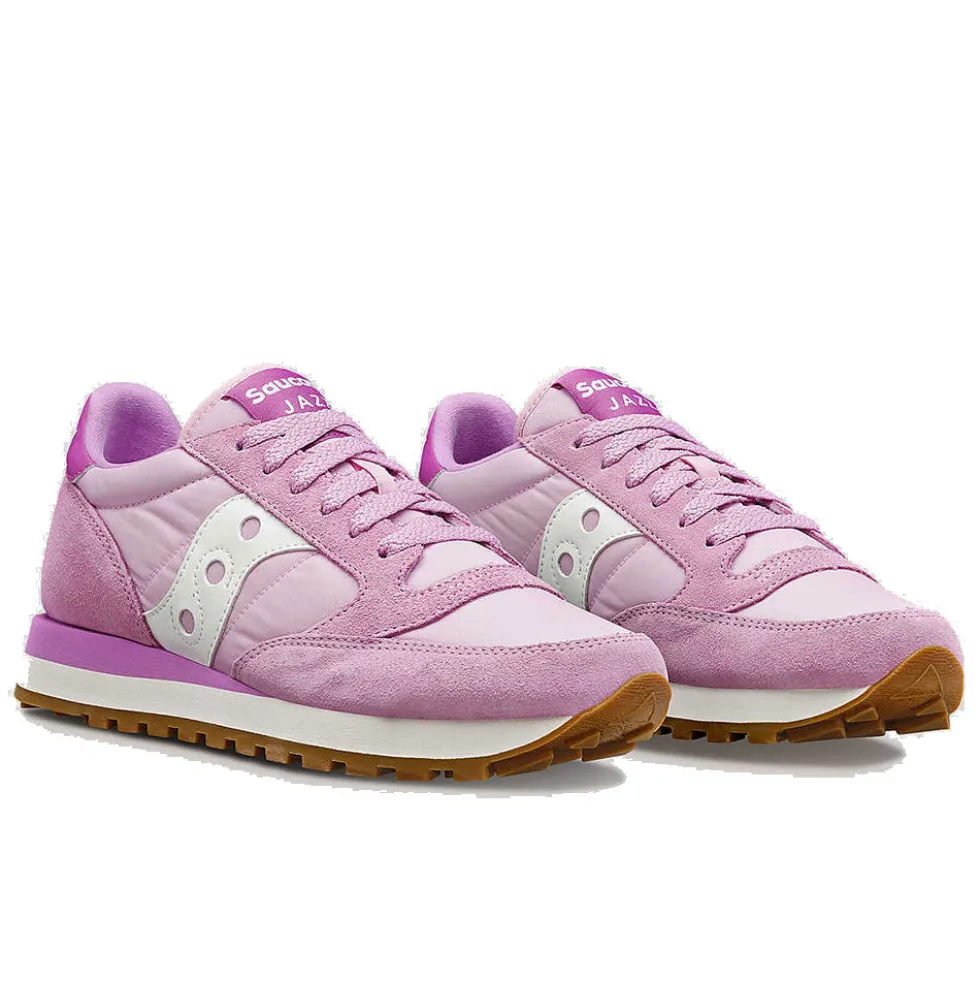 Scarpe Donna Saucony Sneakers Jazz Original Pink - White - S1044-688
