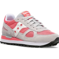 Scarpe Donna Saucony Sneakers Shadow Original Grey - Salmon