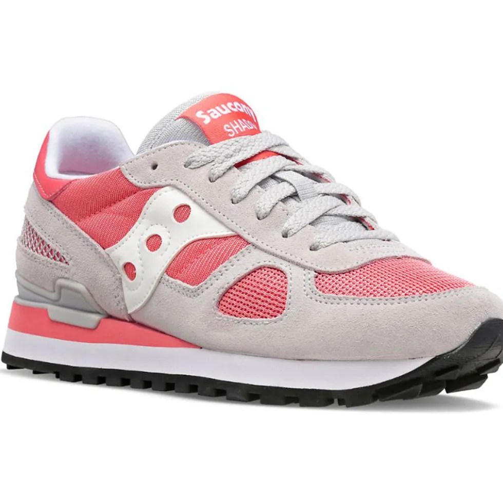 Scarpe Donna Saucony Sneakers Shadow Original Grey - Salmon
