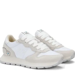 Scarpe Donna Sun68 Sneakers Ally Studs Colore Bianco - Z36205