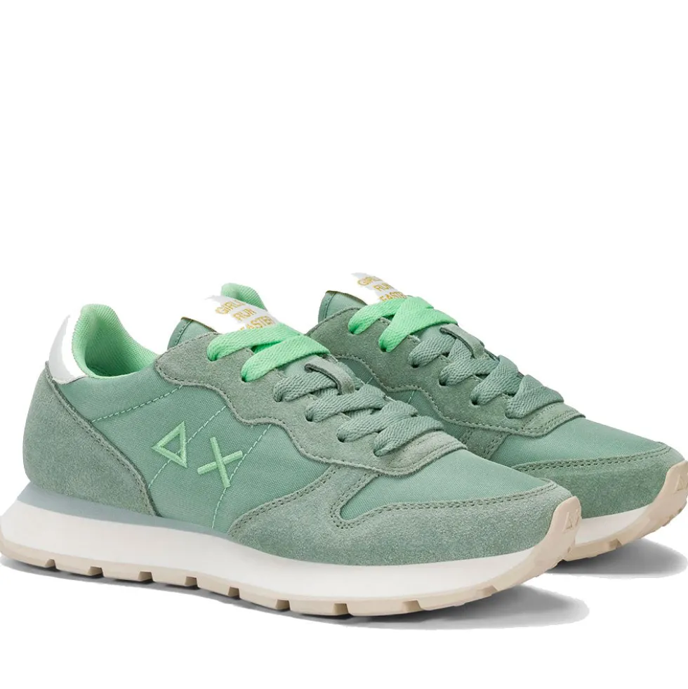 Scarpe Donna Sun68 Sneakers Ally Solid Verde Salvia - Z36201