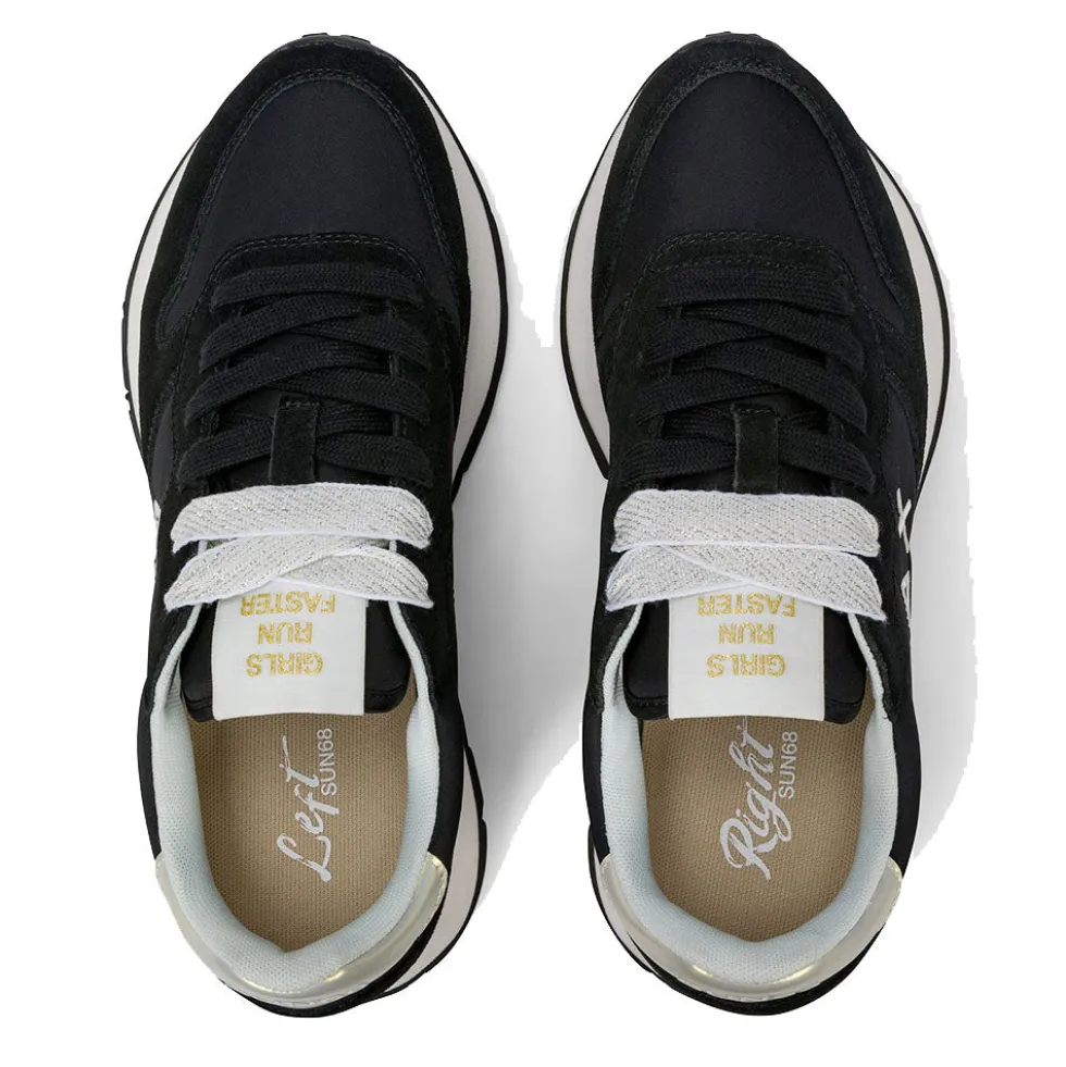 Scarpe Donna Sun68 Sneakers Ally Gold Silver Colore Nero - Z36202