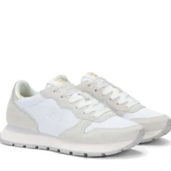Scarpe Donna Sun68 Sneakers Ally Gold Silver Colore Bianco - Z36202