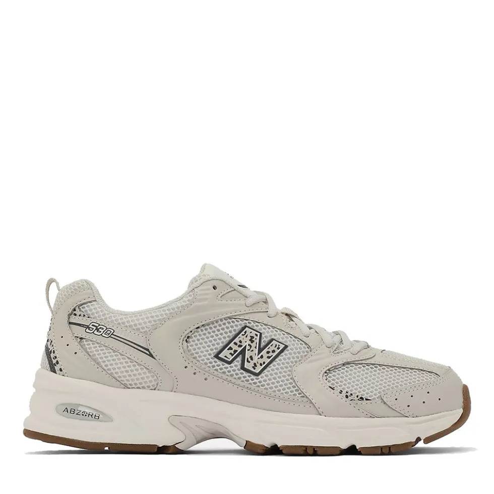 Scarpe Running NEW BALANCE Sneakers 530 in Tessuto Sintetico e Mesh colore Moonbeam Sea Salt e Black