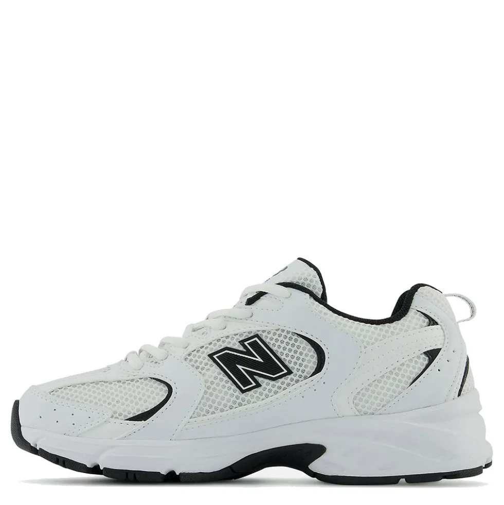 Scarpe Running NEW BALANCE Sneakers 530 in Tessuto Sintetico e Mesh colore Bianco e Nero