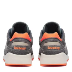Scarpe Saucony Sneakers Shadow 6000 in Pelle e Tessuto Colore Grey - Agave