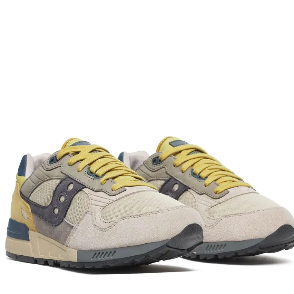 Scarpe Uomo Saucony Sneakers Shadow 5000 Beige - Olive