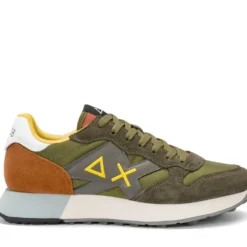 Scarpe Uomo Sun68 Sneakers Jaki 2.0 Solid Militare - Z36115