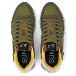 Scarpe Uomo Sun68 Sneakers Jaki 2.0 Solid Militare - Z36115