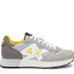 Scarpe Uomo Sun68 Sneakers Jaki 2.0 Solid Grigio Chiaro - Z36115