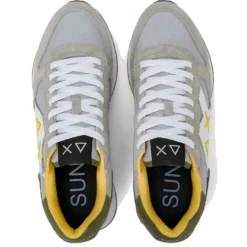 Scarpe Uomo Sun68 Sneakers Jaki 2.0 Solid Grigio Chiaro - Z36115