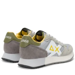 Scarpe Uomo Sun68 Sneakers Jaki 2.0 Solid Grigio Chiaro - Z36115