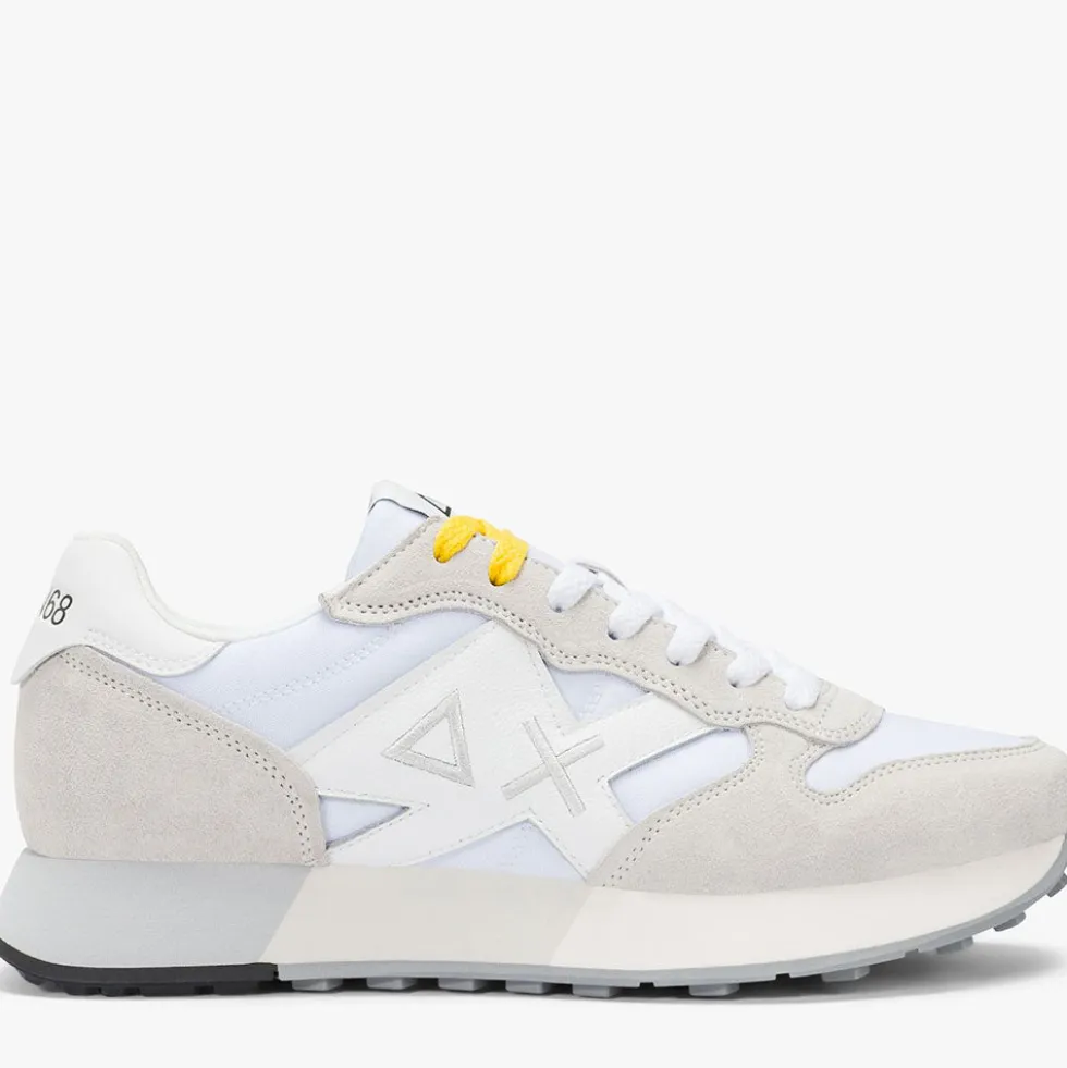 Scarpe Uomo Sun68 Sneakers Jaki 2.0 Bicolor Bianco - Bianco -Z36116