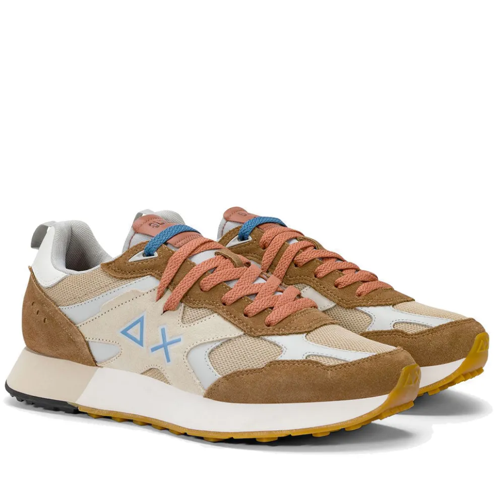 Scarpe Uomo Sun68 Sneakers Jaki Outdoor Colore Volpe - Z36118