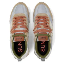 Scarpe Uomo Sun68 Sneakers Jaki Outdoor Colore Beige - Z36118