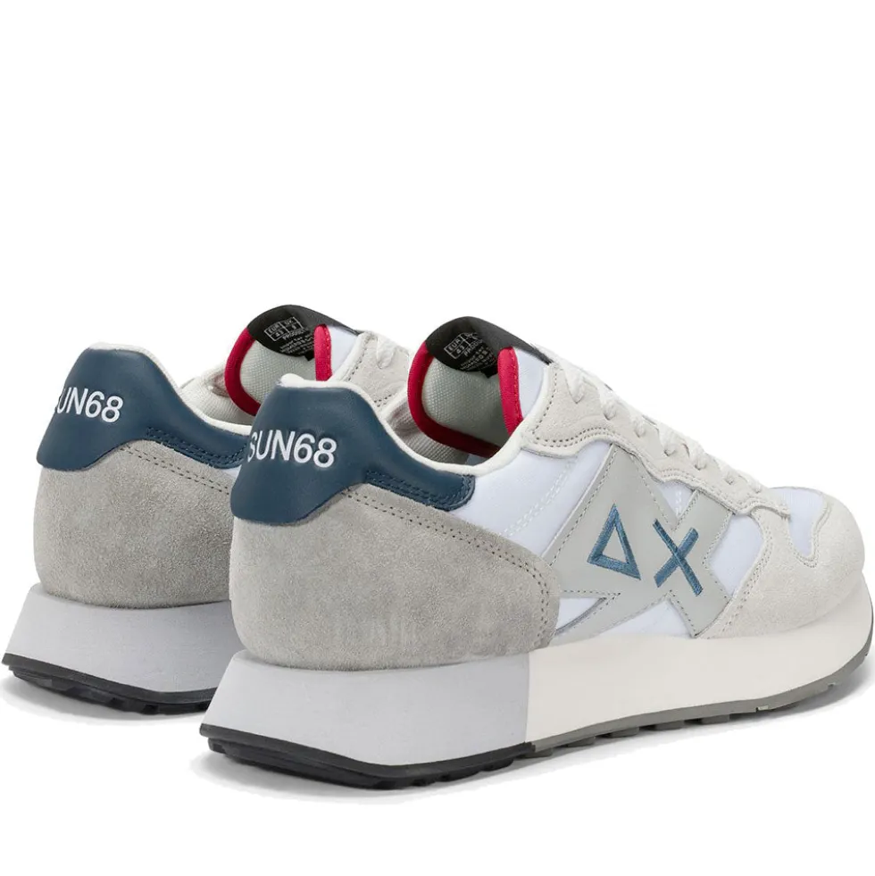 Scarpe Uomo Sun68 Sneakers Jaki 2.0 Solid Bianco - Z36115