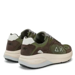 Scarpe Uomo Sun68 Sneakers Jupiter Suede Marrone - Z45128