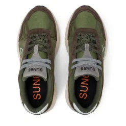 Scarpe Uomo Sun68 Sneakers Jupiter Suede Marrone - Z45128