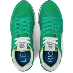 Scarpe Uomo Sun68 Sneakers Tom Solid Verde Prato - Z36101