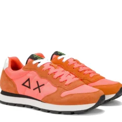 Scarpe Uomo Sun68 Sneakers Tom Solid Arancio Fluo - Z36101