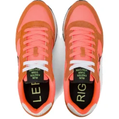 Scarpe Uomo Sun68 Sneakers Tom Solid Arancio Fluo - Z36101