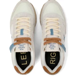 Scarpe Uomo Sun68 Sneakers Tom Vintage Bianco Panna - Z36104