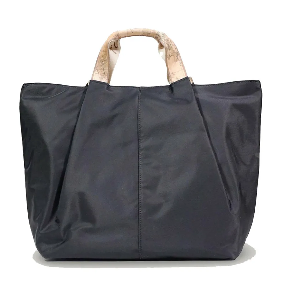 Shopping Bag 1A Classe Alviero Martini linea Breeze Nylon Nero LE45