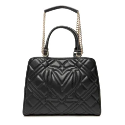 Shopping Bag a Mano Trapuntata LOVE MOSCHINO linea Quilted colore Nero