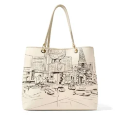 Shopping Bag BRACCIALINI linea Cartoline stampa Las Vegas